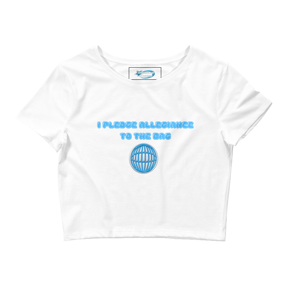 Pledge allegiance Crop Tee