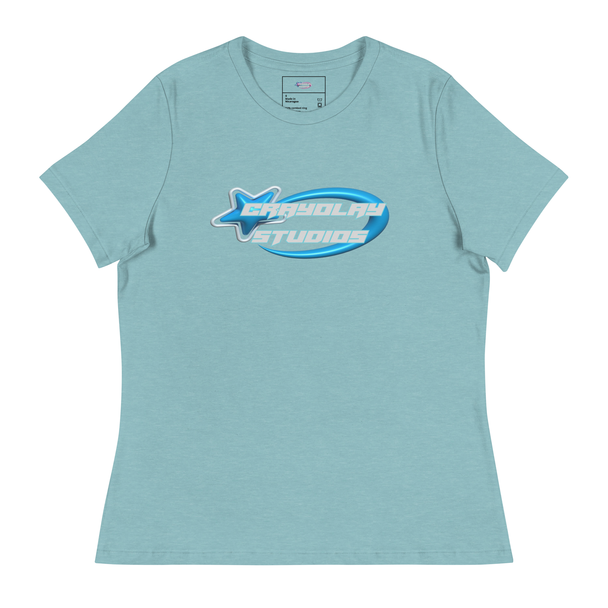 Unisex Blue Logo tee