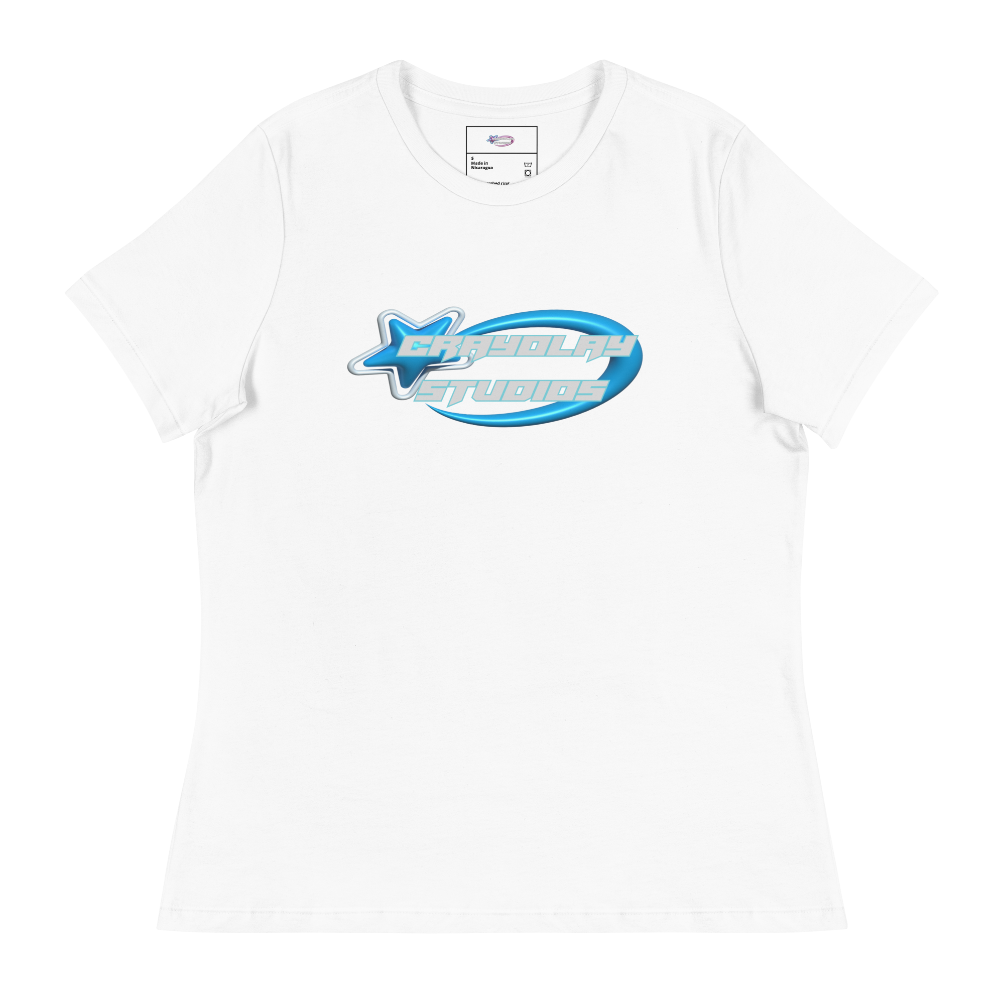Unisex Blue Logo tee