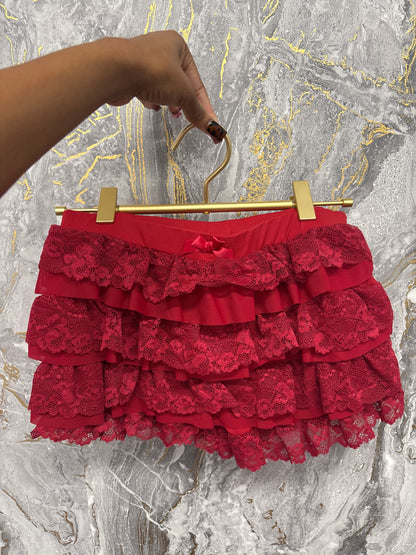 ruffle shorts